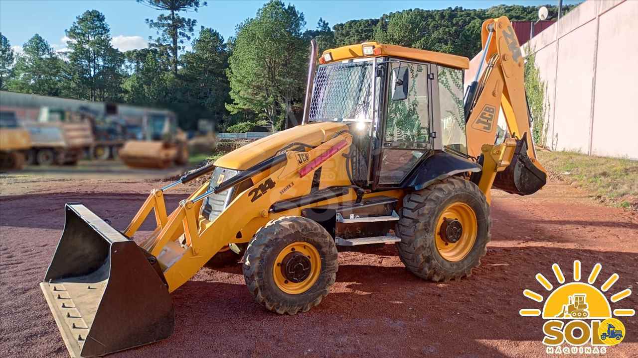 RETRO ESCAVADEIRA JCB 214E.2 Tração 4x4 Sol Máquinas FRAIBURGO SANTA CATARINA SC